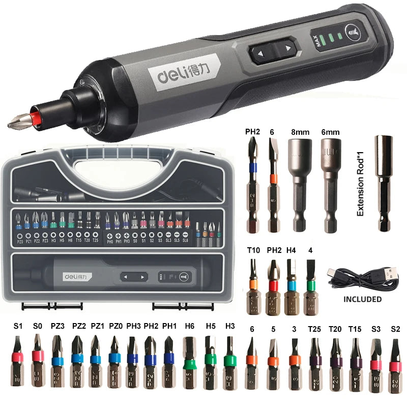Cordless Electric Screwdriver set