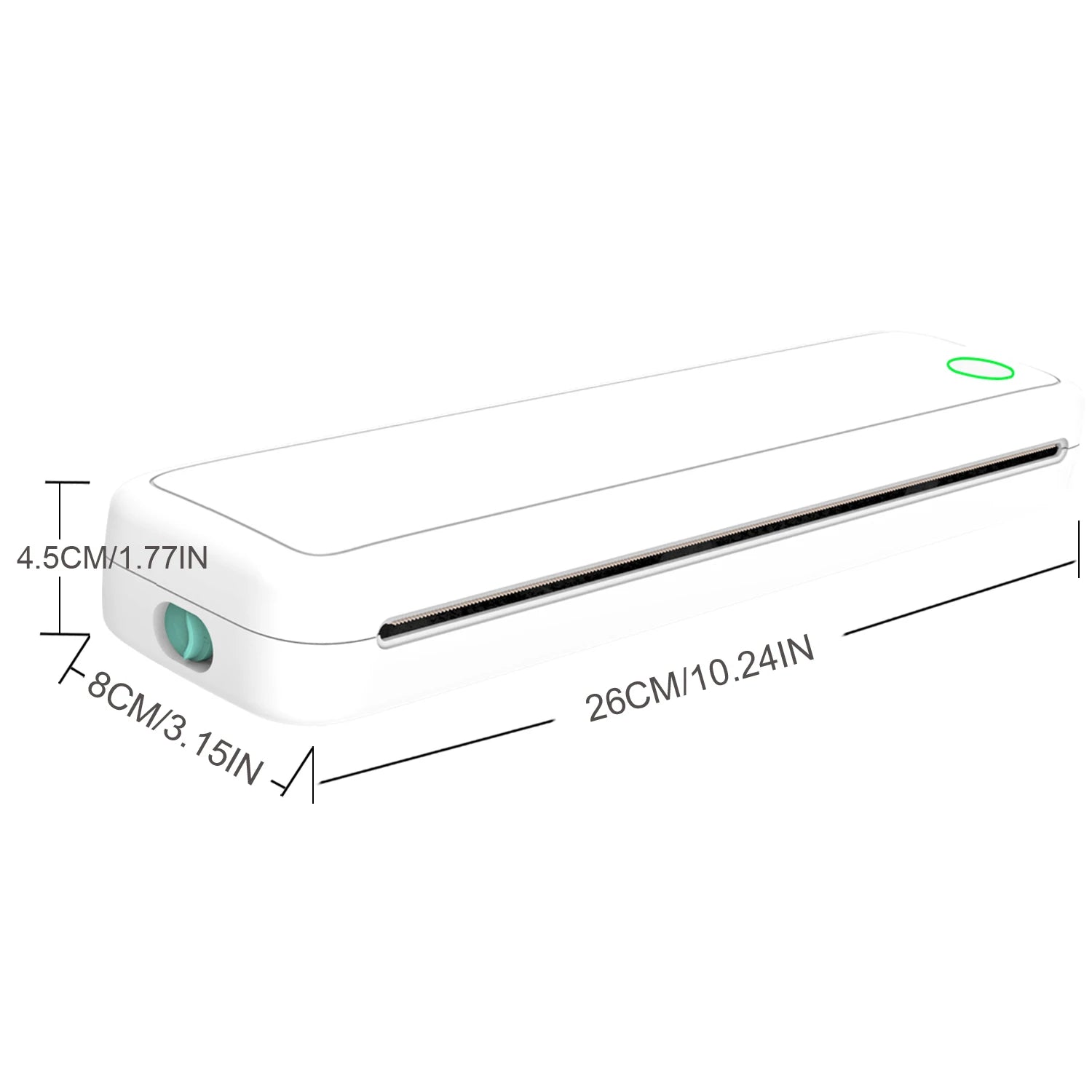 A4 ink free portable printer