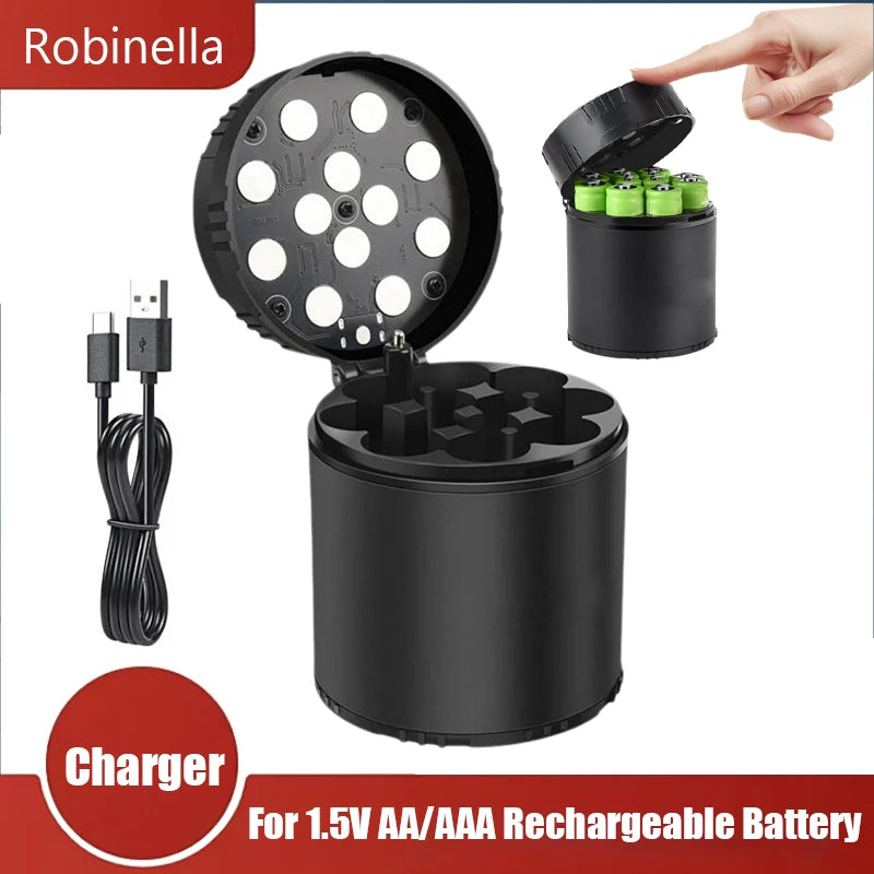 Smart  Battery Charger Suitable for 1.5V Lithium Ion Battery