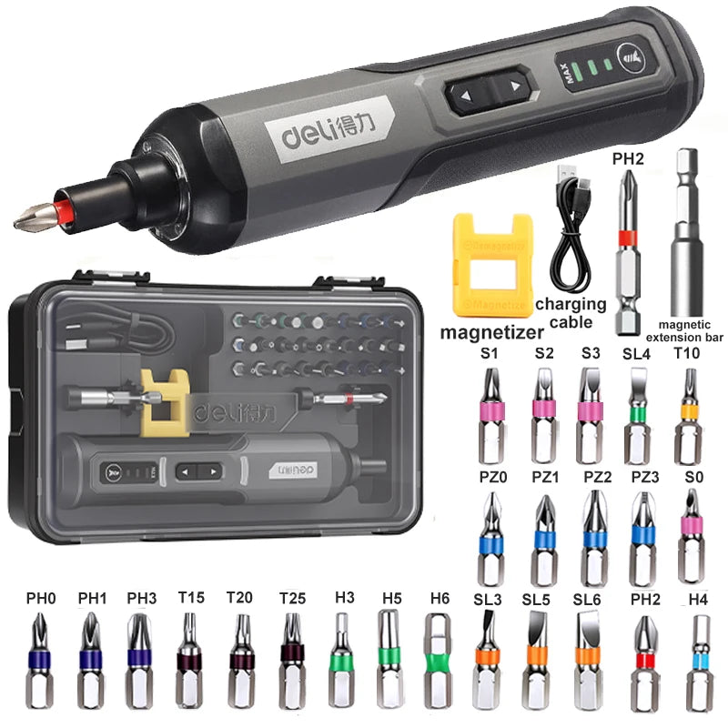 Cordless Electric Screwdriver set