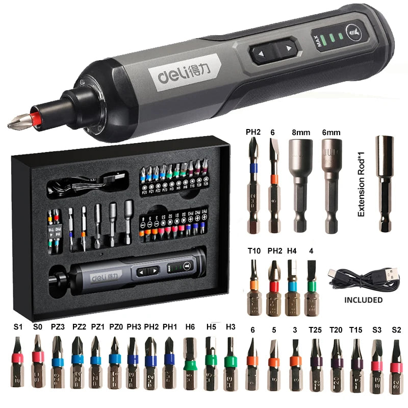 Cordless Electric Screwdriver set