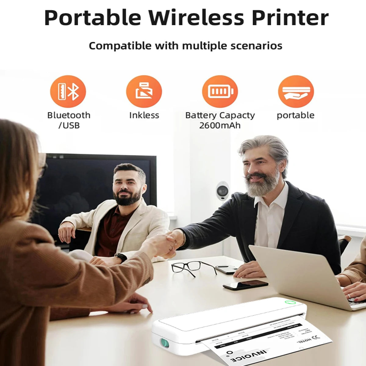 A4 ink free portable printer