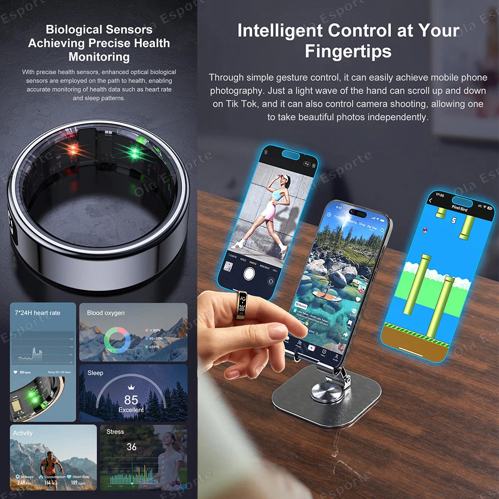 Smart Ring With LED Display